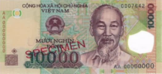 10,000đ — 앞면