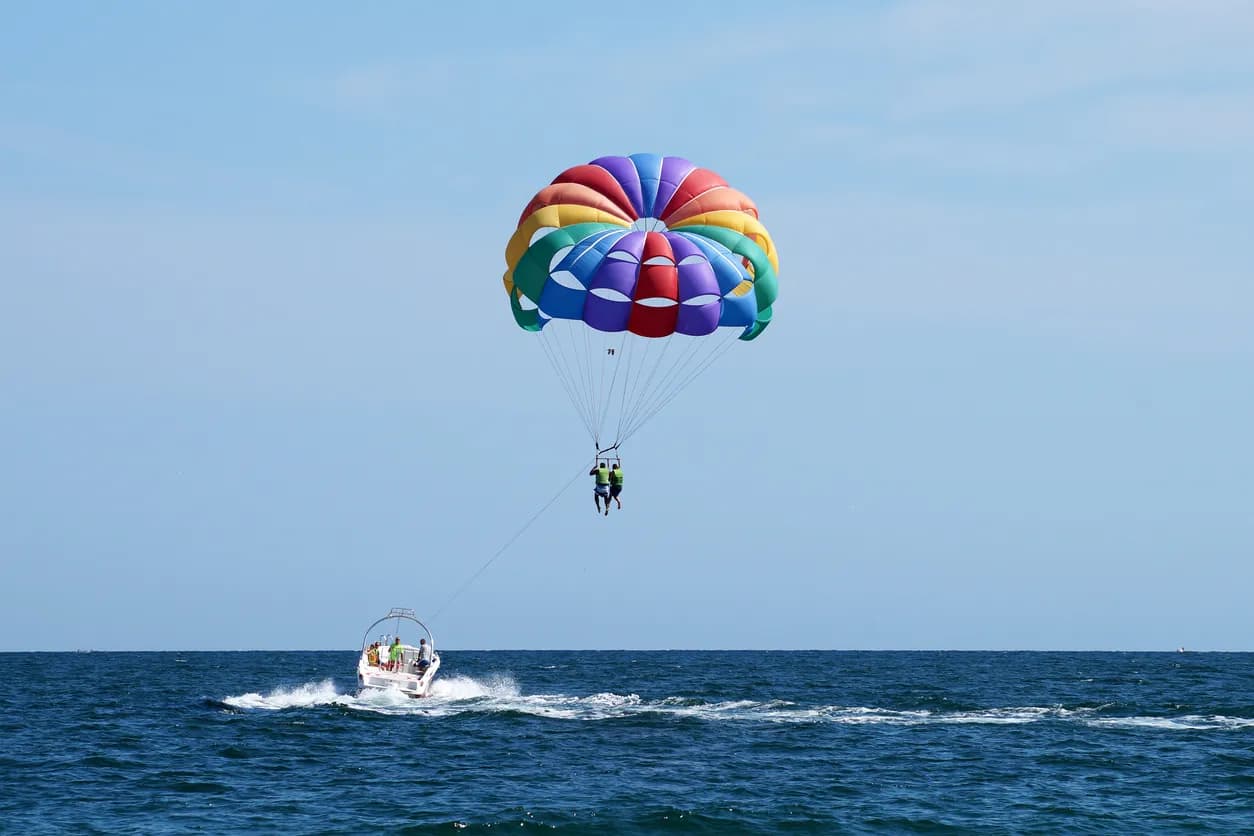 Skydiving를 할 때 경험