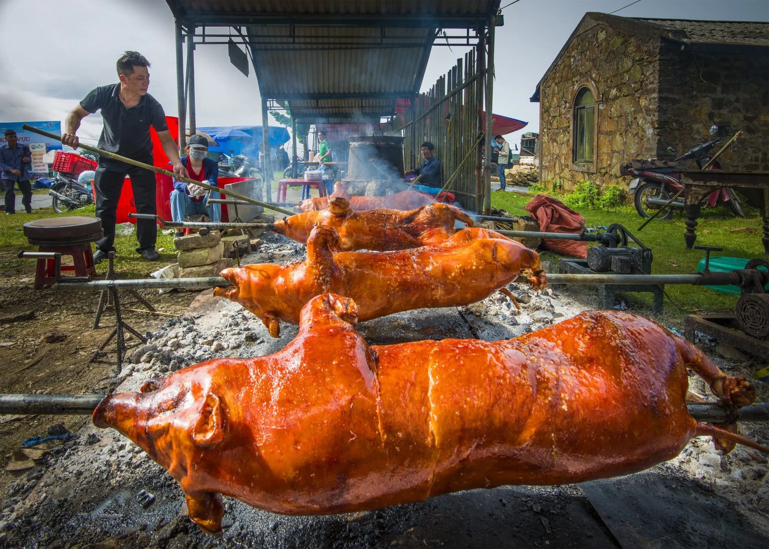 Lang Son Roasted Pork 특선: 고원에서 독특한 맛