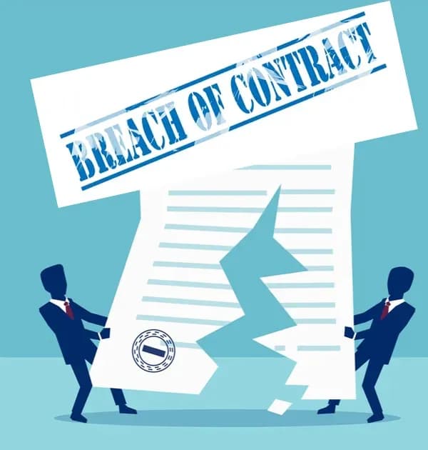 Legal remedies can be taken when there is a breach of contract