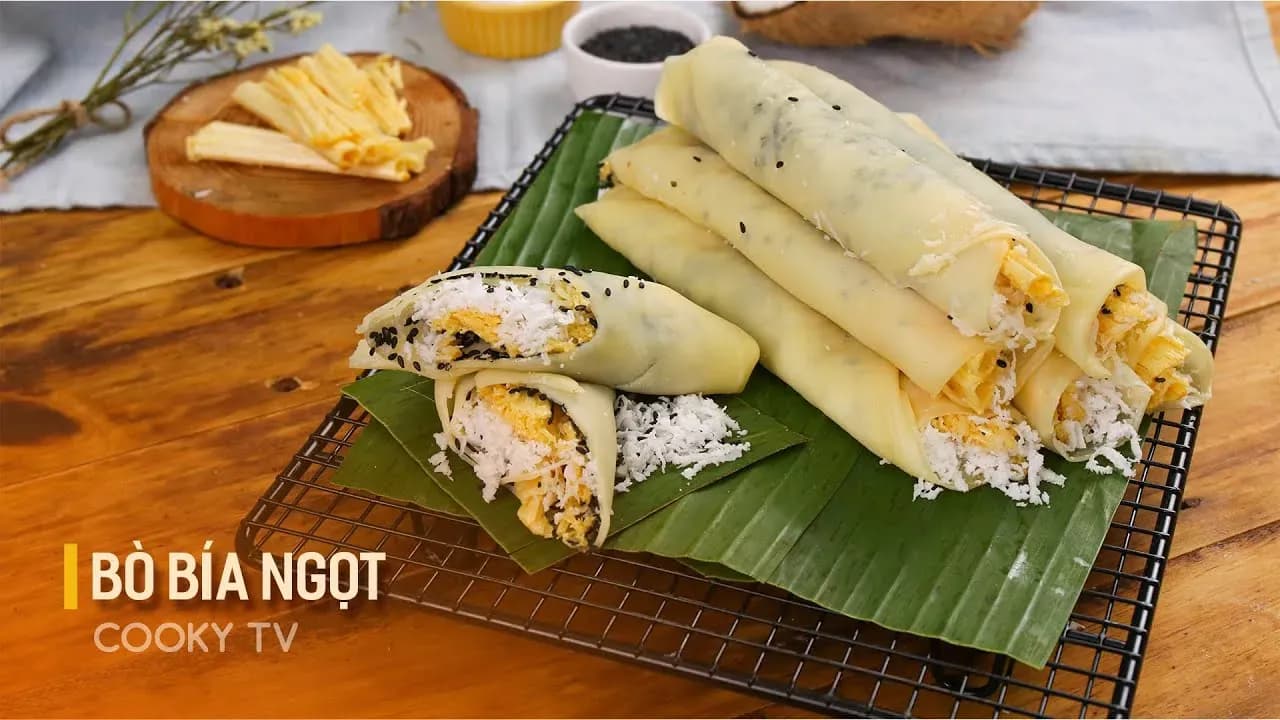 Bò Bía - Hương Vị Ẩm Thực Tuổi Thơ Độc Đáo