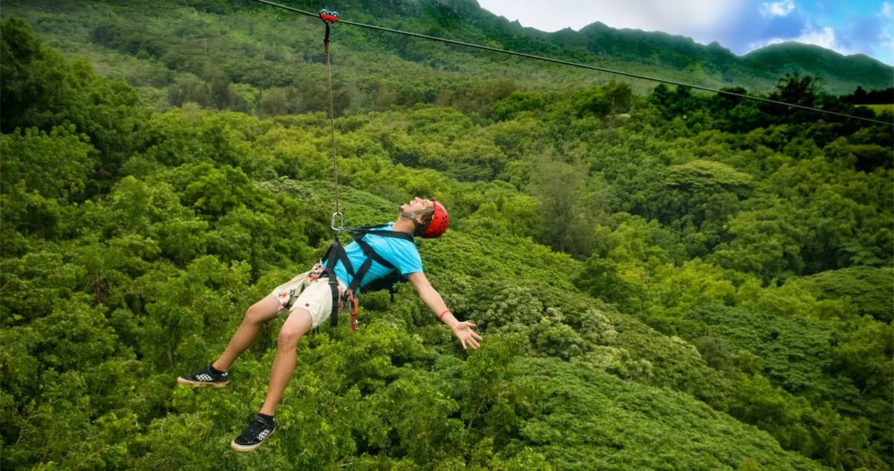 베트남에서 가장 도전적인 ziplines