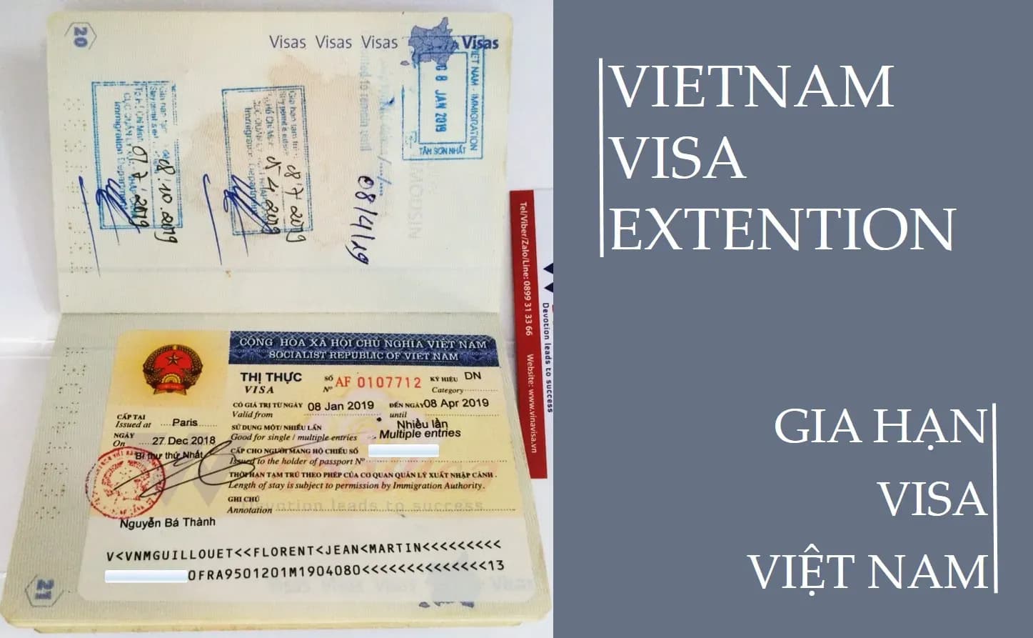 Procedures for extending Vietnam visa for foreigners 1