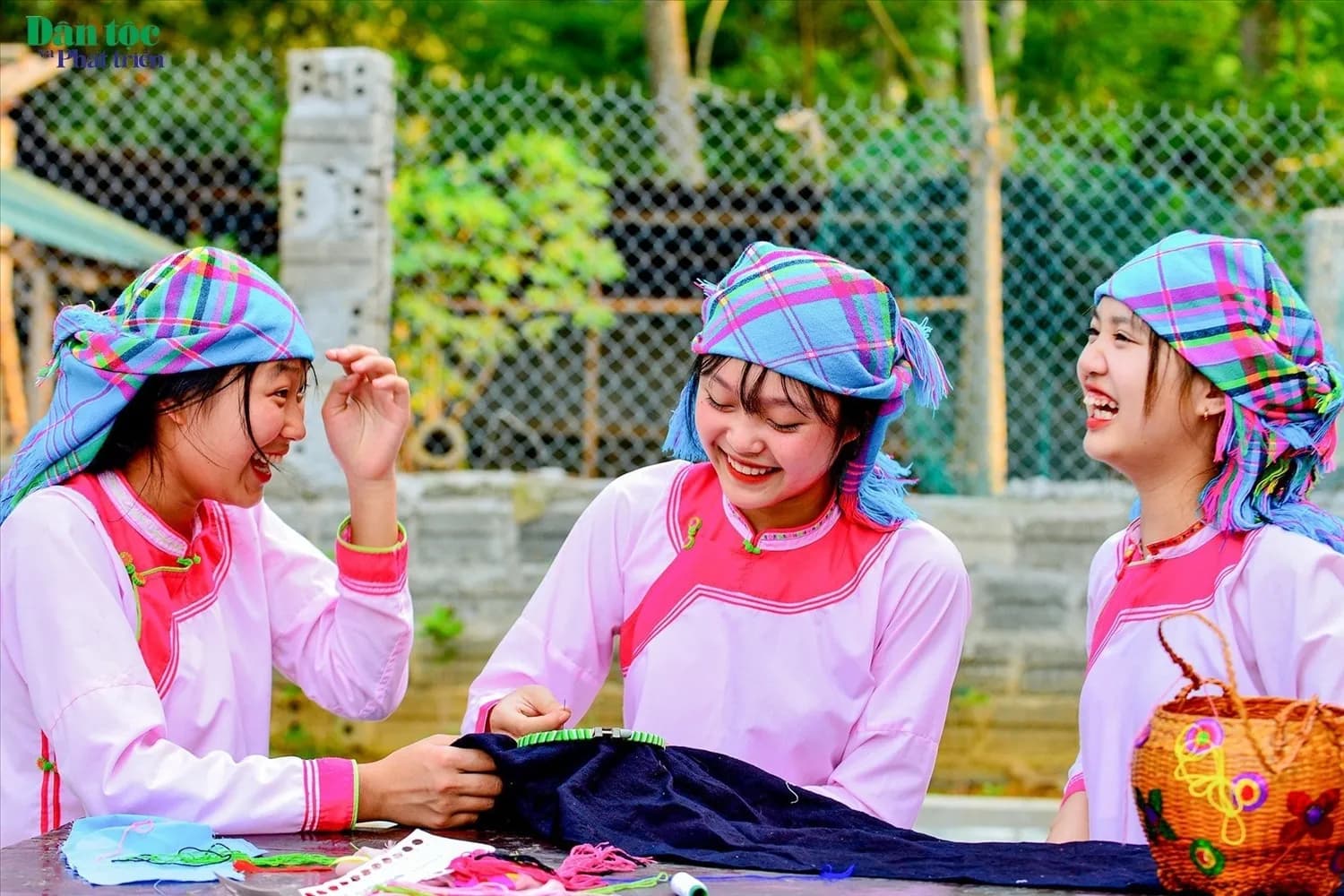 People in traditional attire with musical instruments, creating a festive atmosphere.