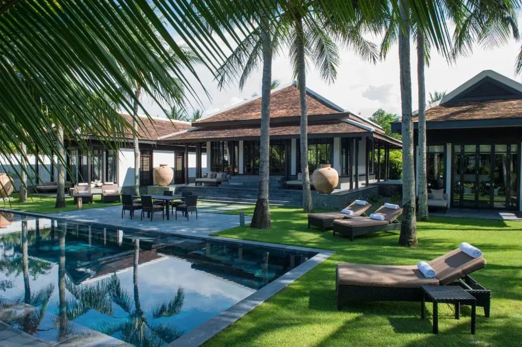 Luxury villa amidst coconut gardens at Four Seasons Resort Hội An